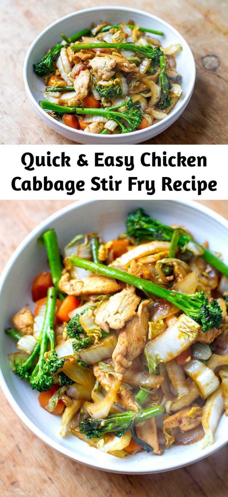 Quick & Easy Chicken Cabbage Stir Fry Recipe – 9am Chef