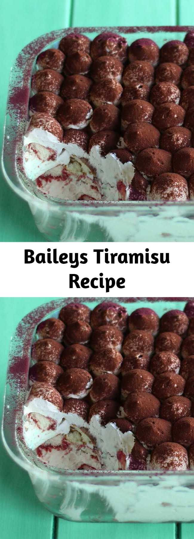 Baileys Tiramisu Recipe - This Baileys soaked tiramisu is the perfect weekend dessert to share with friends!