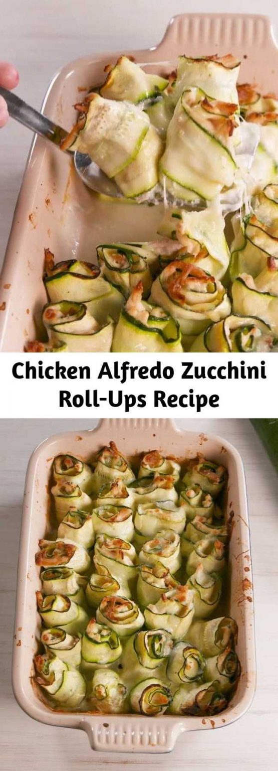Chicken Alfredo Zucchini RollUps Recipe Mom Secret Ingrediets