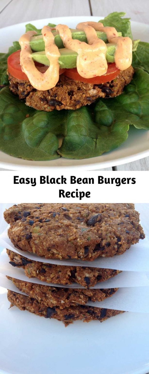 Easy Black Bean Burgers Recipe 9am Chef