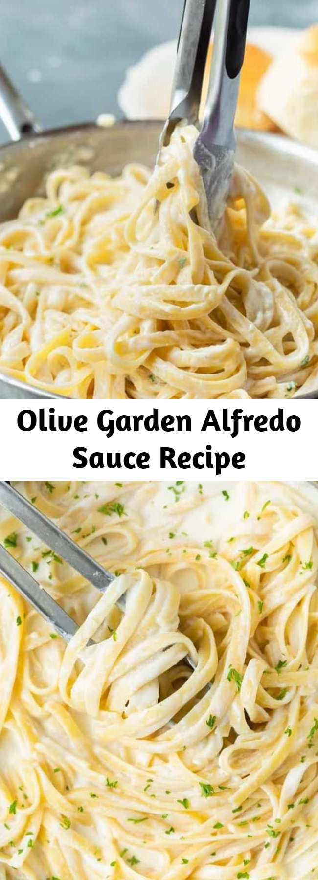 Olive Garden Alfredo Sauce Recipe - Make Olive Garden's Alfredo Sauce Recipe at home in just 20 minutes! Pair it with Fettuccine for an easy dinner idea the whole family will love! #alfredo #olivegarden #fettuccine #pasta #italian #dinner