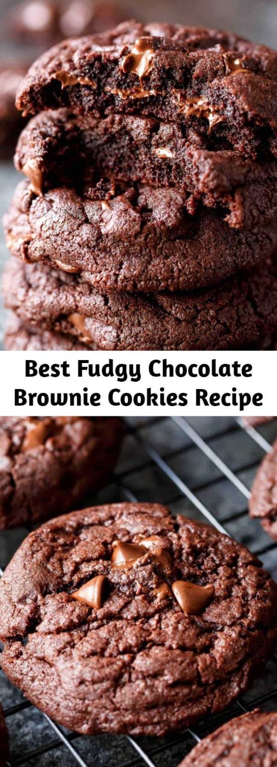 Best Fudgy Chocolate Brownie Cookies Recipe 9am Chef