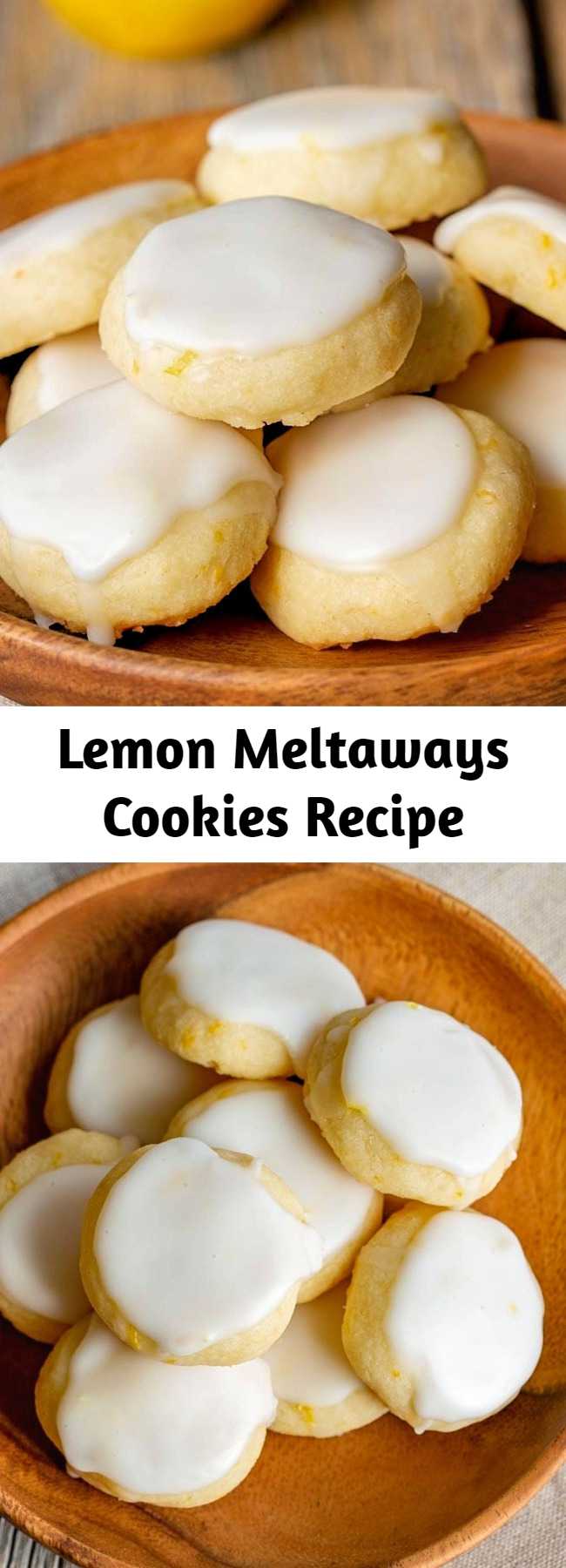 Lemon Meltaways Cookies Recipe - Light and buttery, these bite-sized lemon cookies are a real treat!