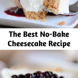 Looking for the best no-bake cheesecake? Rich and creamy and so simple to prepare, this classic no-bake vanilla cheesecake is the stuff dreams are made of.