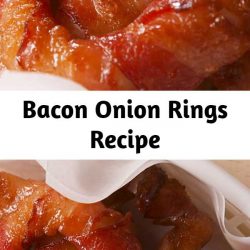 These ain't your grandma's onion rings. #food #easyrecipe #bacon #sides #sidedishes