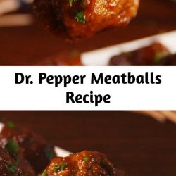 Dr. Pepper Meatballs Recipe You'll be licking the sauce spoon, it's so good.
