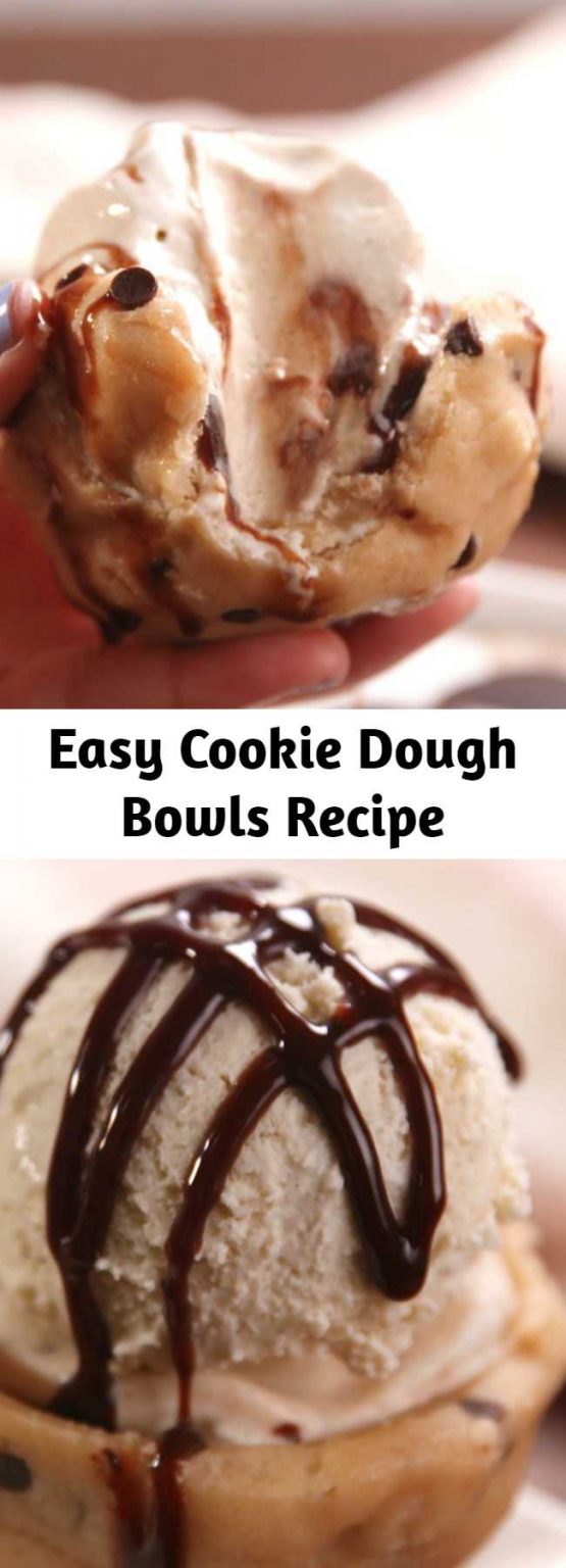 Easy Cookie Dough Bowls Recipe 9am Chef
