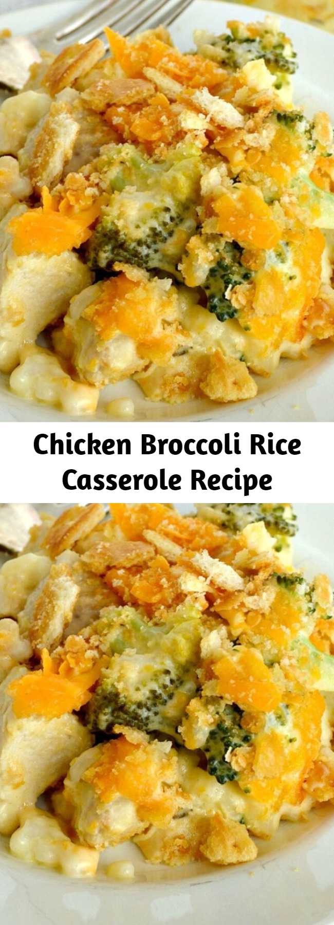 Chicken Broccoli Rice Casserole Recipe - This amazing casserole is loaded with chunks of chicken breasts, fresh broccoli and rice in the creamiest, most flavorful sauce. Every bite is fabulous comfort food!