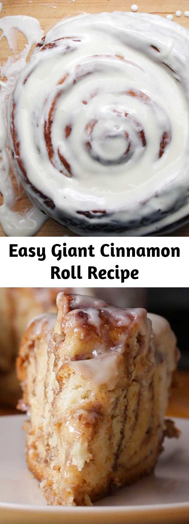 Easy Giant Cinnamon Roll Recipe