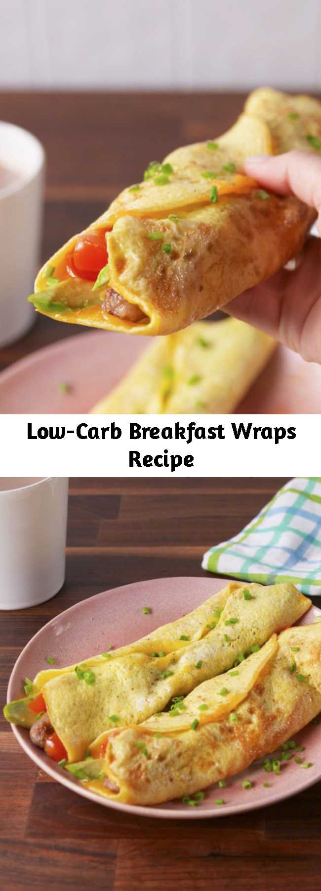 Low-Carb Breakfast Wraps Recipe - These are the best way to start your day.