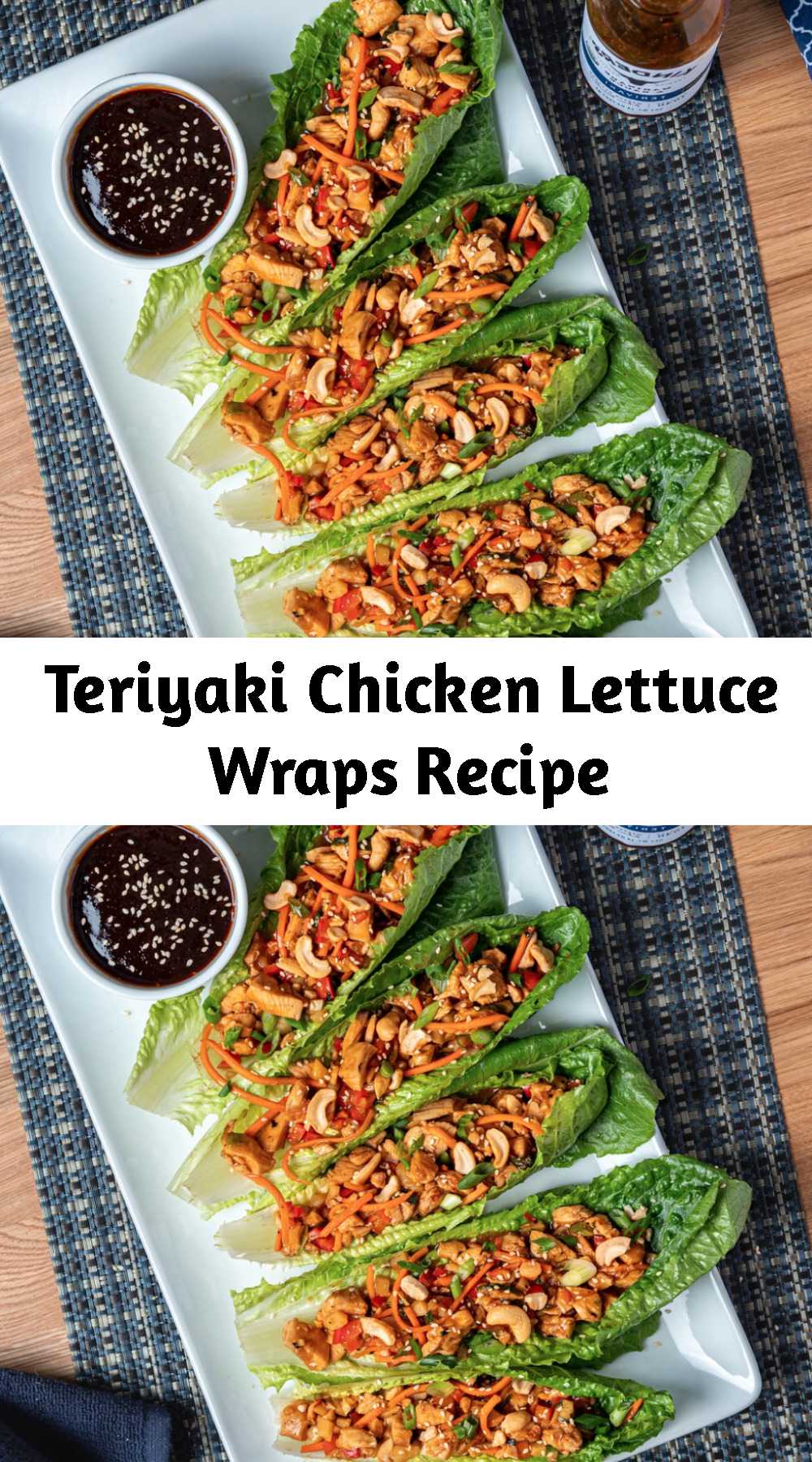 Teriyaki Chicken Lettuce Wraps Recipe - Delicious lettuce wraps made in 30 minutes!