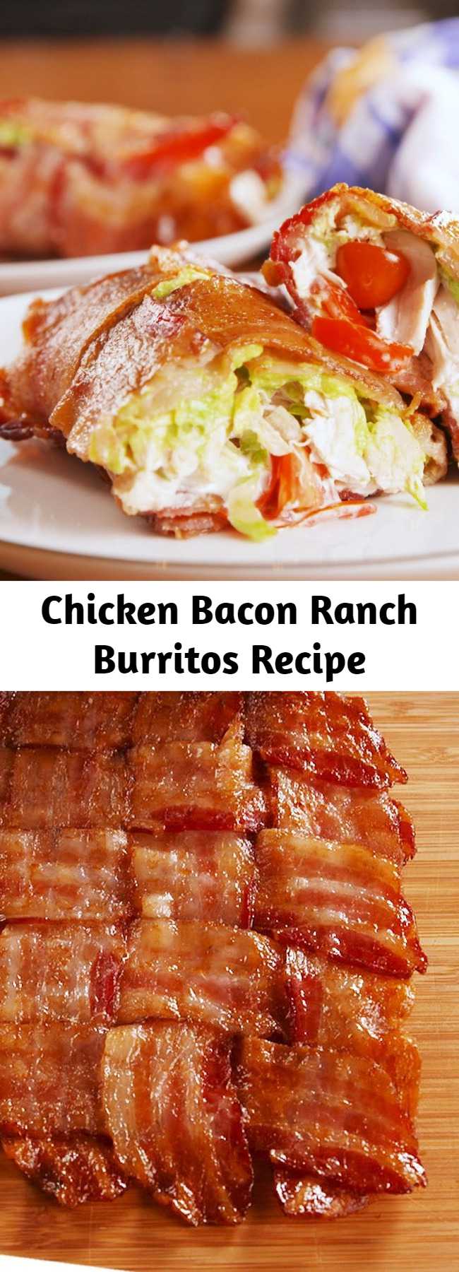 Chicken Bacon Ranch Burritos Recipe
