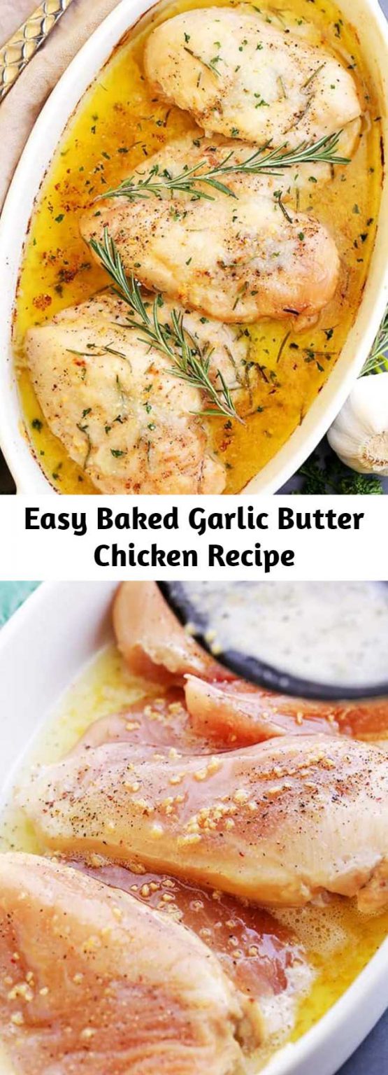 Easy Baked Garlic Butter Chicken Recipe 9am Chef