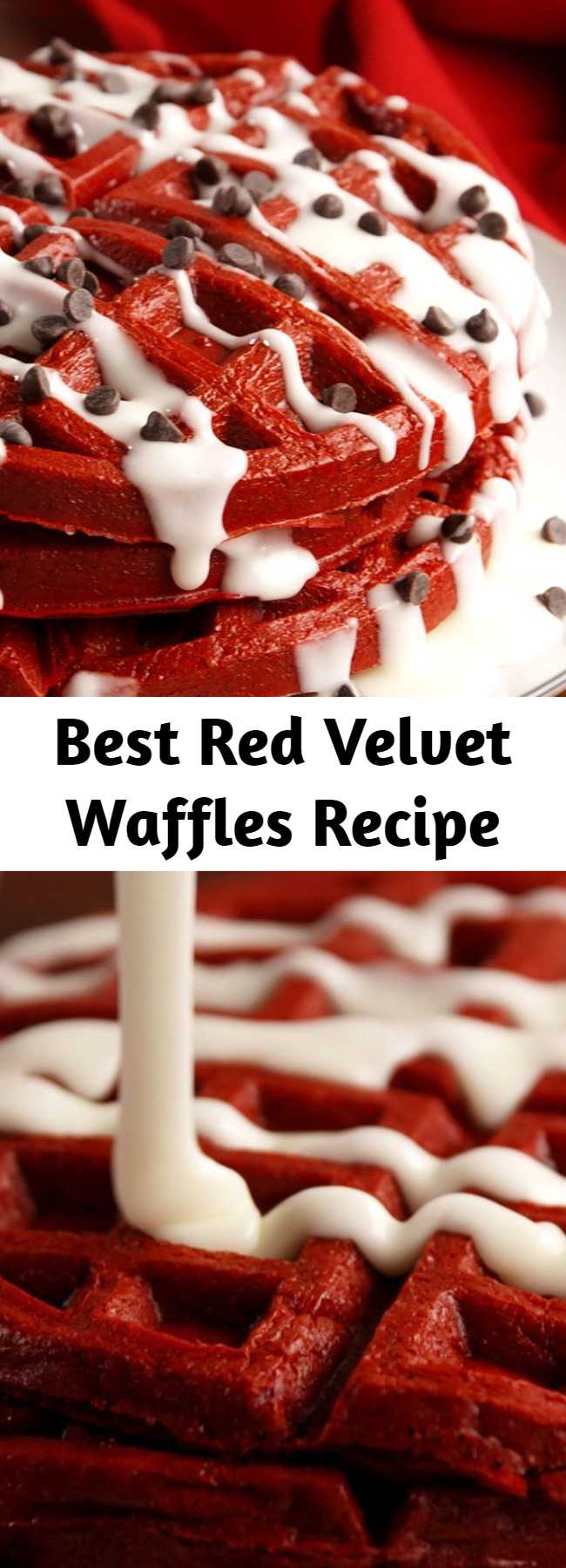 Best Red Velvet Waffles Recipe - Take your love for red velvet to the next level.