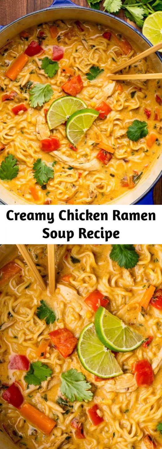 Creamy Chicken Ramen Soup Recipe 9am Chef