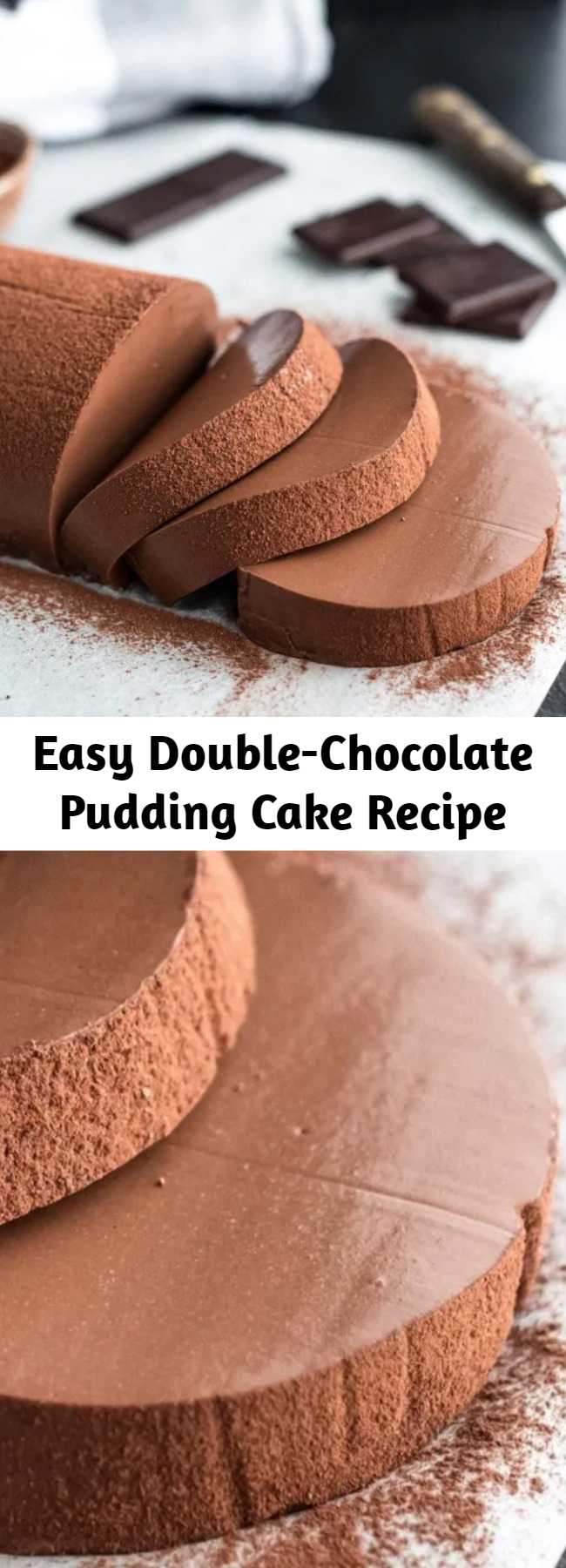 Easy Double-Chocolate Pudding Cake Recipe - Are you looking for a super creamy and chocolaty dessert that everyone will fall in love with? You do?! Then this Double-Chocolate Pudding Cake is perfect for you! It’s super easy to prepare and you only need a few ingredients and little time to make it. Btw this recipe is also completely dairy & gluten free!