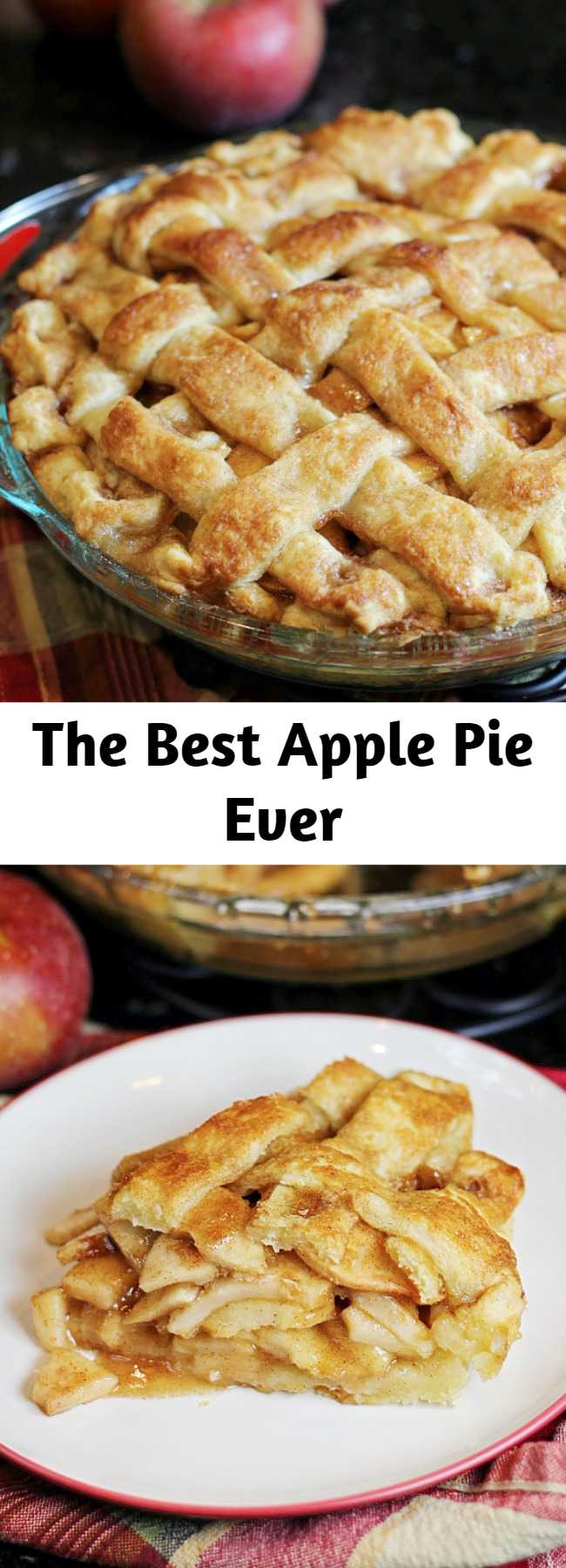 The Best Apple Pie Ever - So, what makes this apple pie so special? Let’s take a look at some key ingredients. The type of apple you use does make a difference. I use granny smith, but I’ve successfully made it with other varieties. As long as you choose a hard, tart apple, the end result will be delicious.