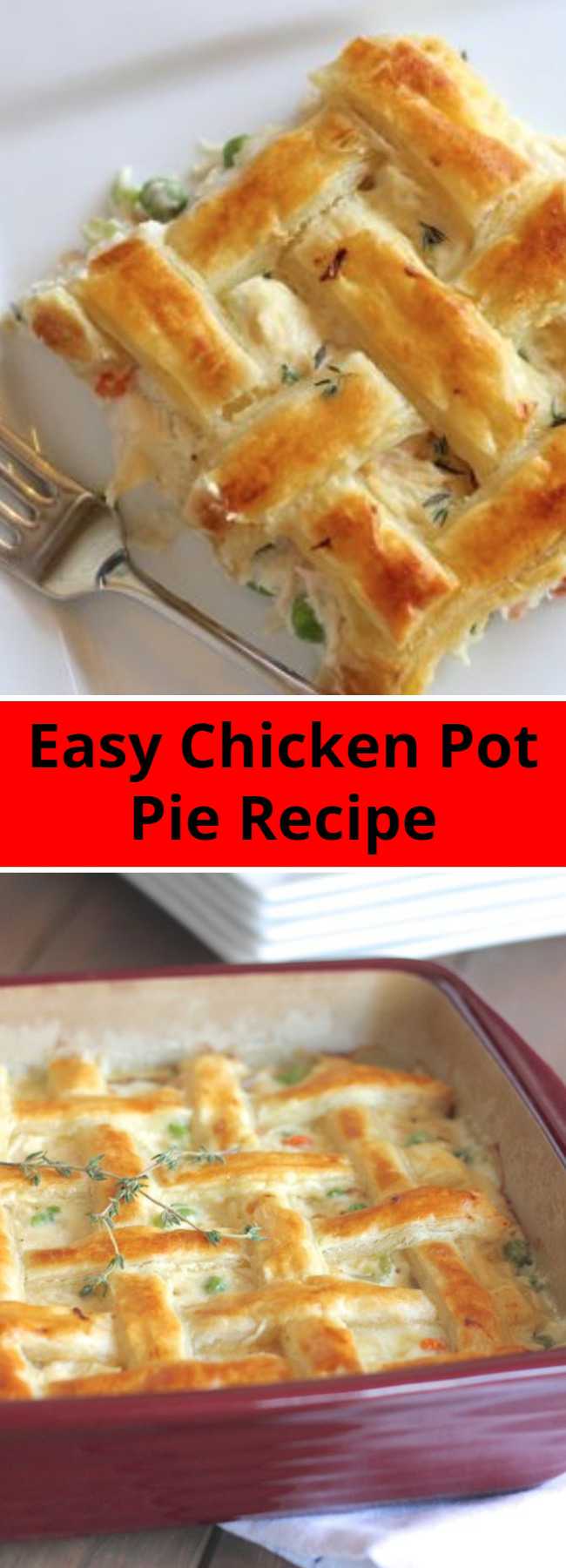 Easy Chicken Pot Pie Recipe - This Chicken Pot Pie has become one of my most popular recipes! It pairs really well with a nice green salad, and that fancy lattice crust makes dinner guests feel extra special. Don’t worry if you’ve never made one before, it’s really not too difficult.