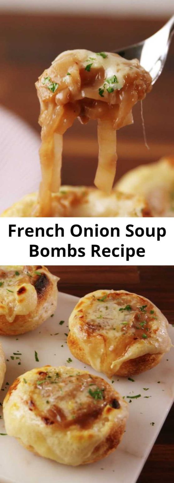 French Onion Soup Bombs Recipe 9am Chef