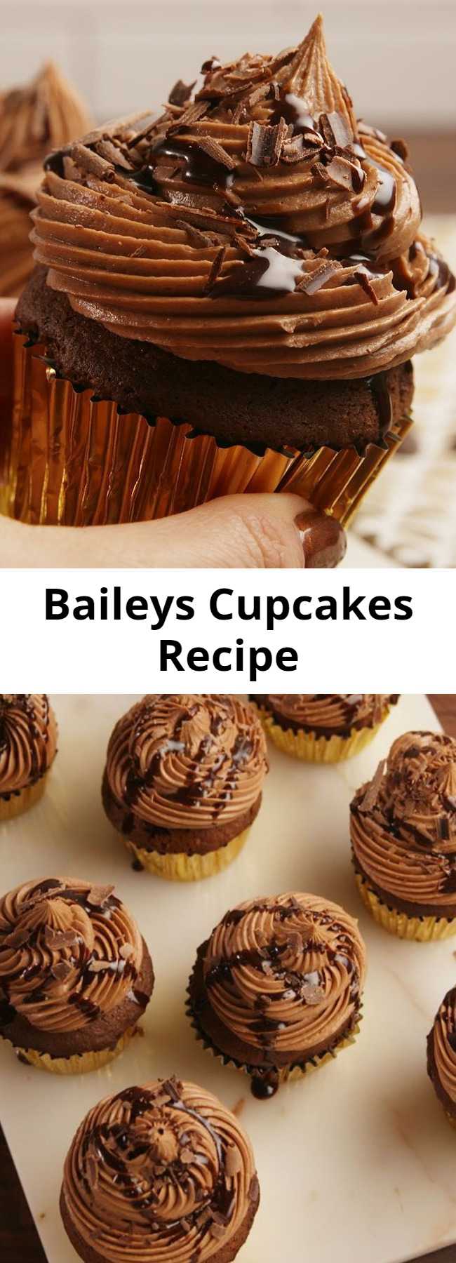 Baileys Cupcakes Recipe - These cupcakes are perfect for Baileys lovers. All cupcakes should be boozy.