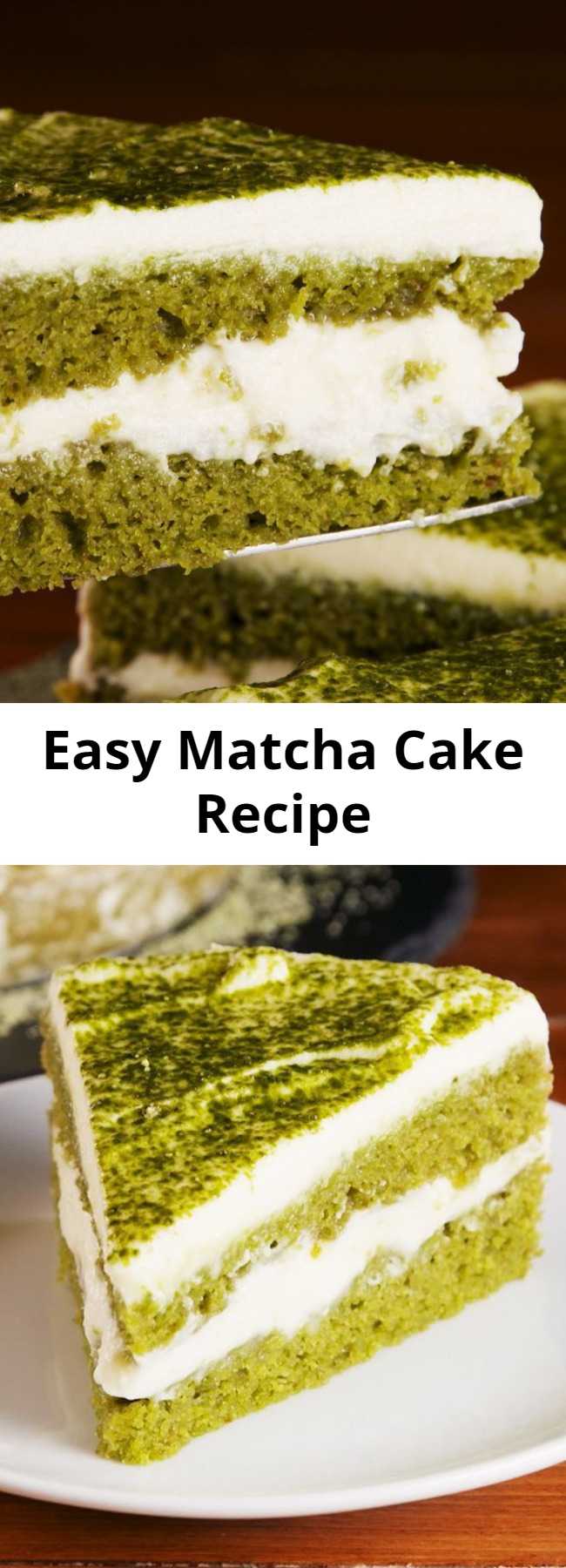 Easy Matcha Cake Recipe - Green Tea Lovers are going to be obsessed with how light this matcha cake and its accompanying frosting are. Here are our best tips when making this easy recipe!