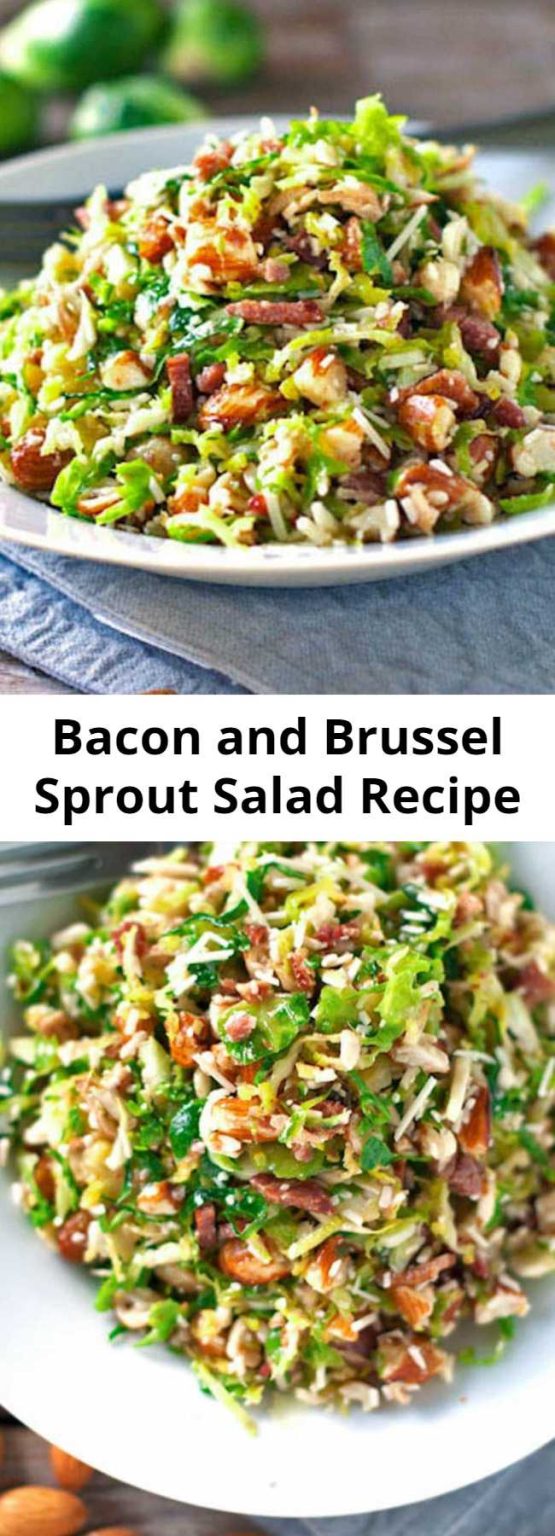 Bacon and Brussel Sprout Salad Recipe 9am Chef