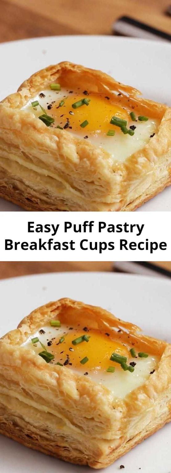 Easy Puff Pastry Breakfast Cups Recipe 9am Chef 