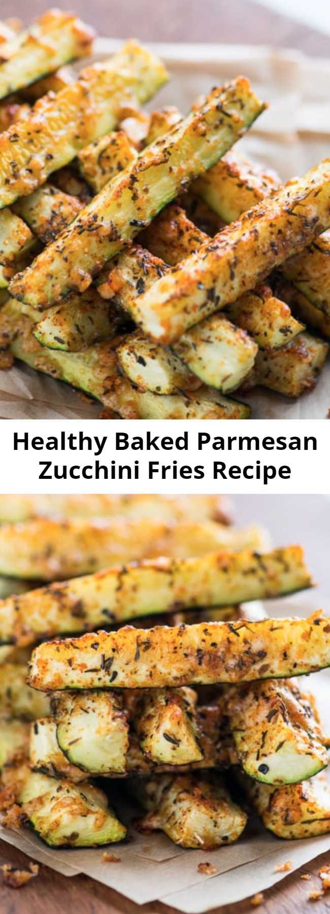 Healthy Baked Parmesan Zucchini Fries Recipe – 9am Chef