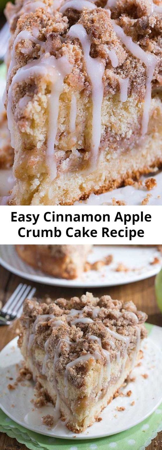 Easy Cinnamon Apple Crumb Cake Recipe 9am Chef