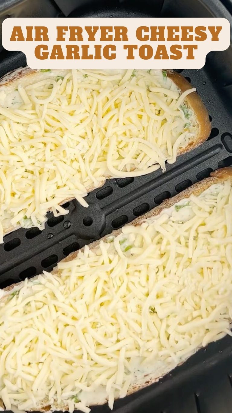 Air Fryer Cheesy Garlic Toast 9am Chef