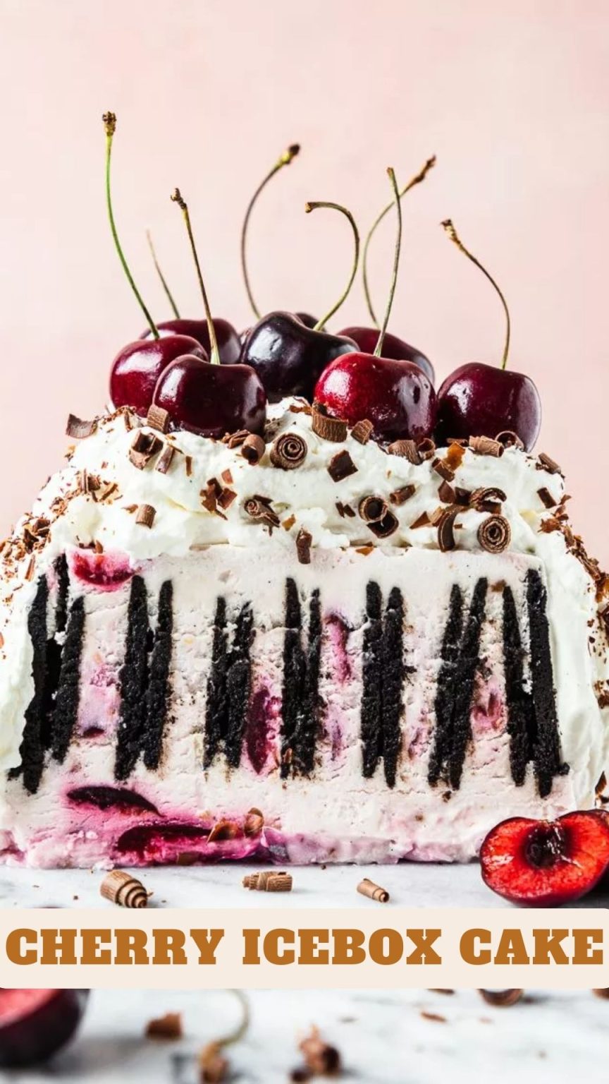 Cherry Icebox Cake 9am Chef