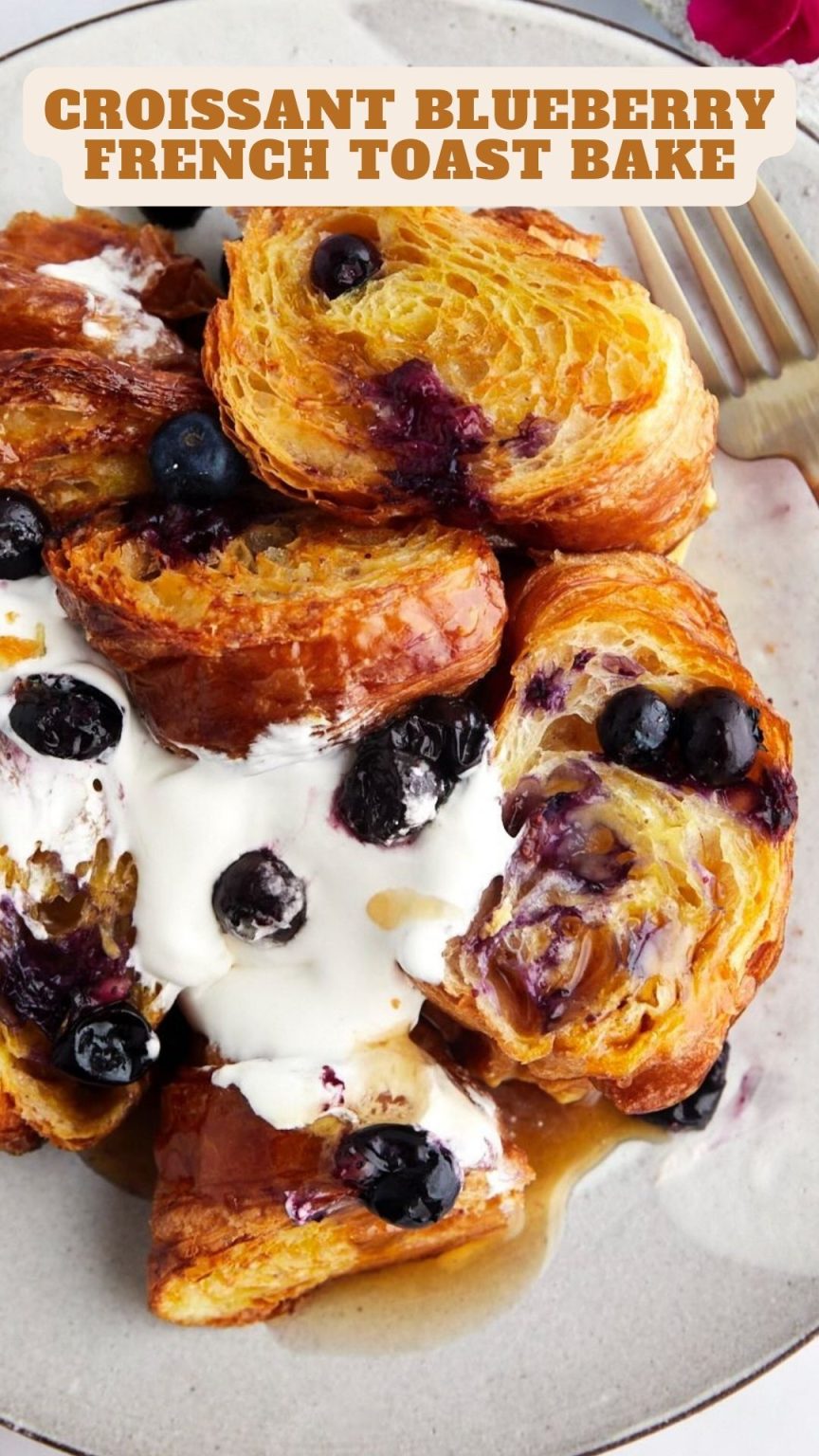 Croissant Blueberry French Toast Bake 9am Chef