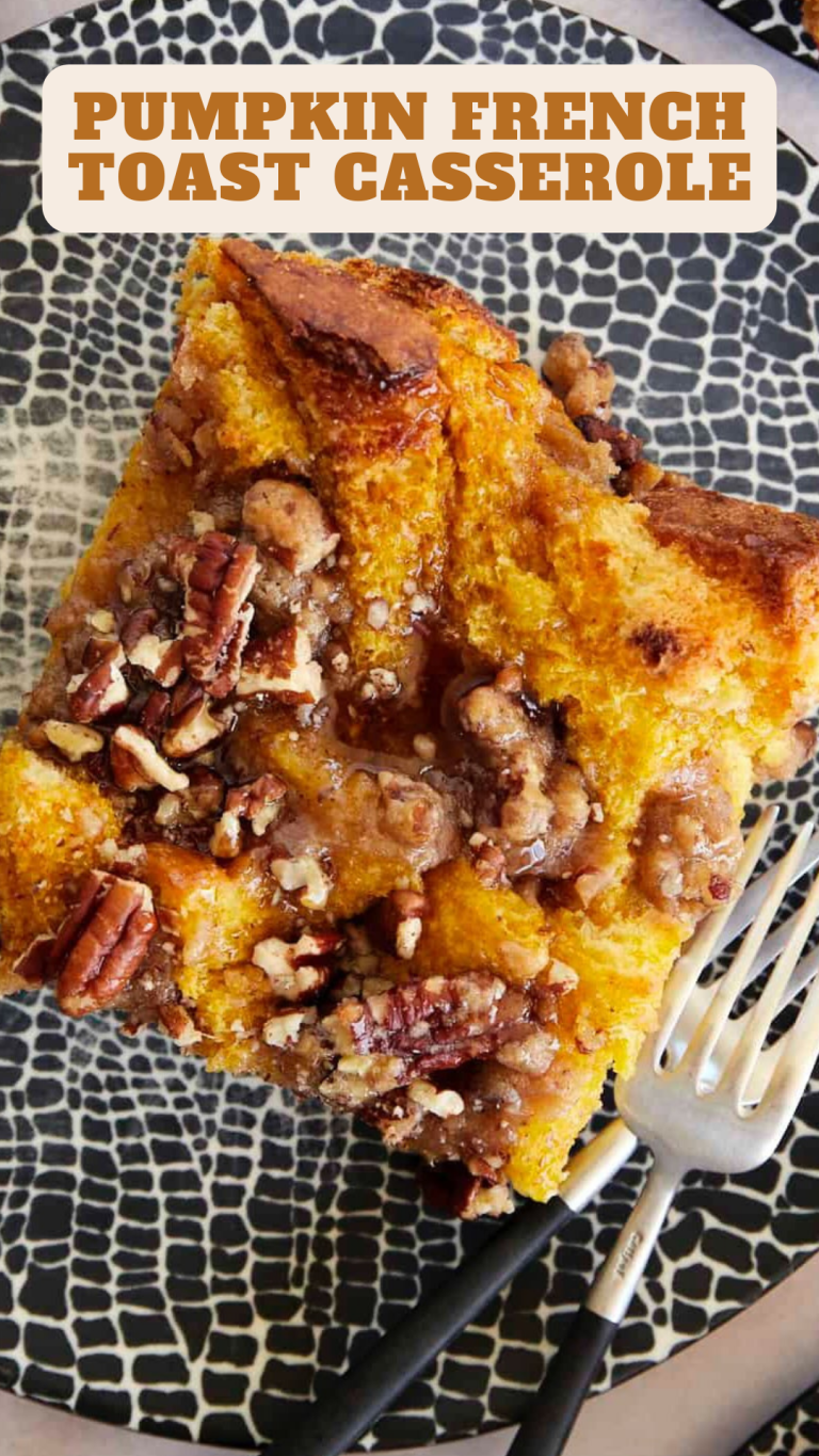 Pumpkin French Toast Casserole – 9am Chef