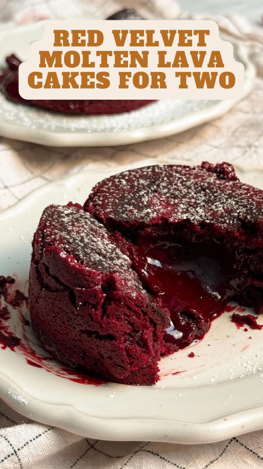 Red Velvet Molten Lava Cakes For Two – 9am Chef