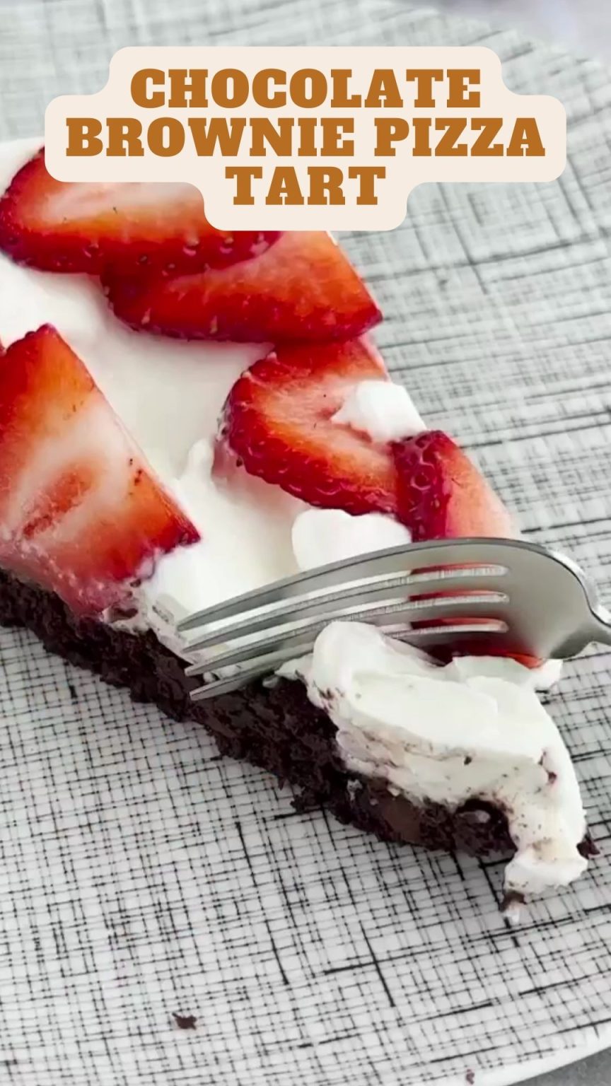 Chocolate Brownie Pizza Tart 9am Chef