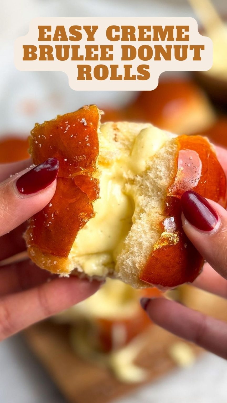 Easy Creme Brulee Donut Rolls 9am Chef