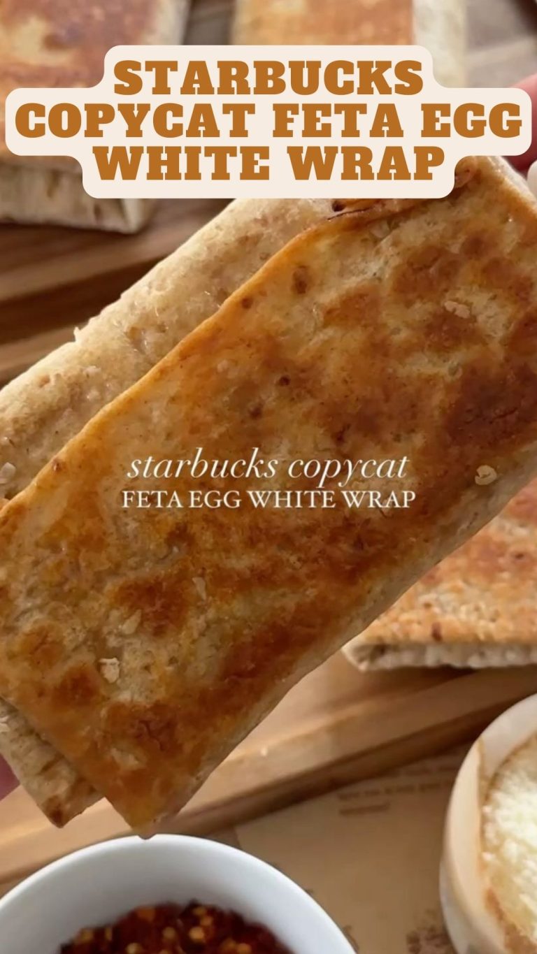 Starbucks Copycat Feta Egg White Wrap 9am Chef