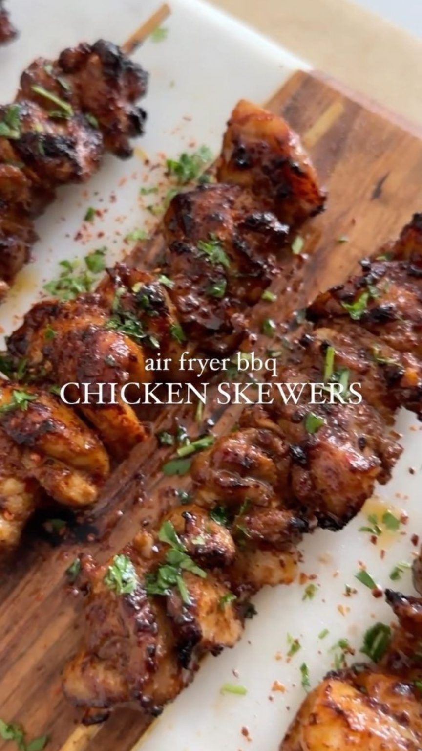 Air Fryer Chicken Skewers 9am Chef