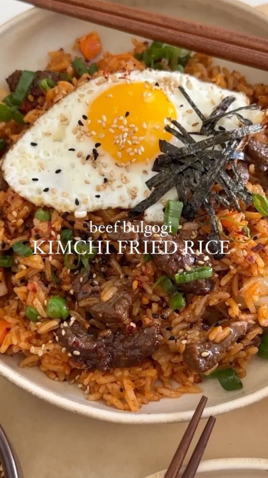 Bulgogi Kimchi Fried Rice 