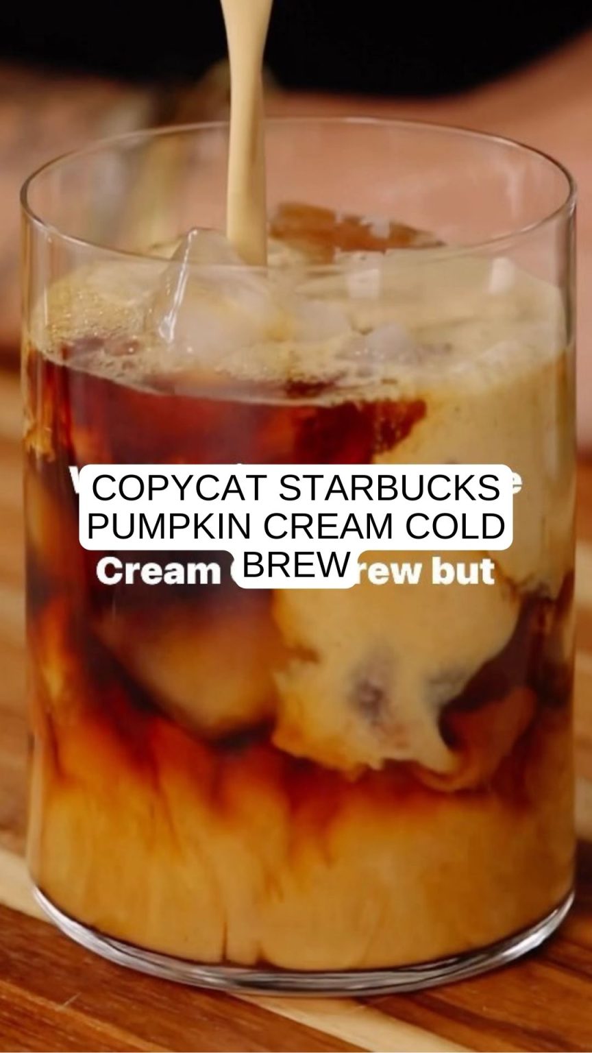 Copycat Starbucks Pumpkin Cream Cold Brew – 9am Chef