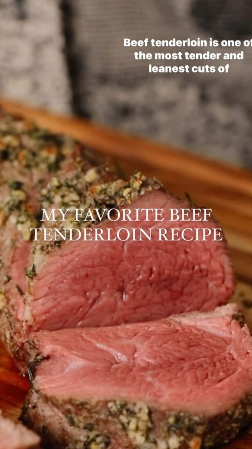 Easy Herb Crusted Beef Tenderloin – 9am Chef