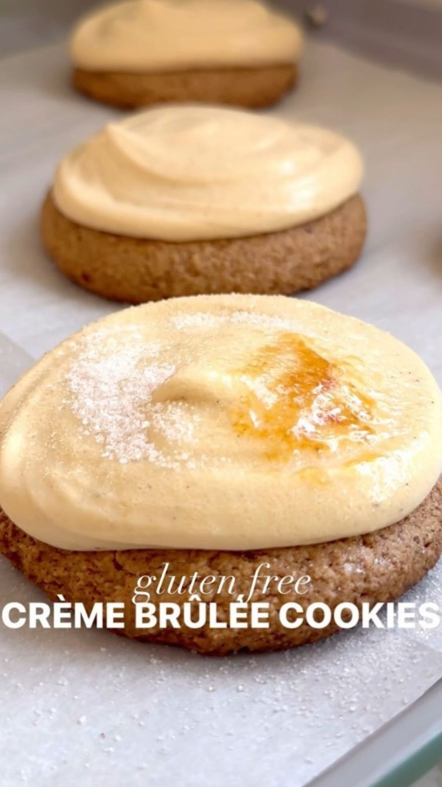 Gluten Free Creme Brûlée Cookies 9am Chef