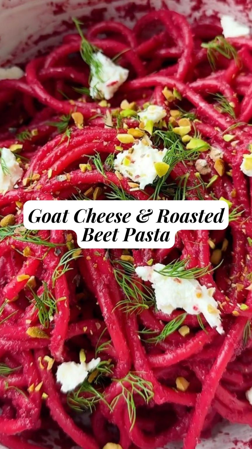 Goat Cheese & Roasted Beet Pasta – 9am Chef