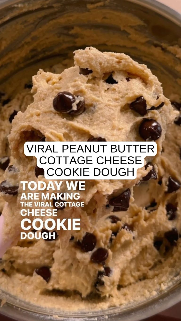 Viral Peanut Butter Cottage Cheese Cookie Dough – 9am Chef