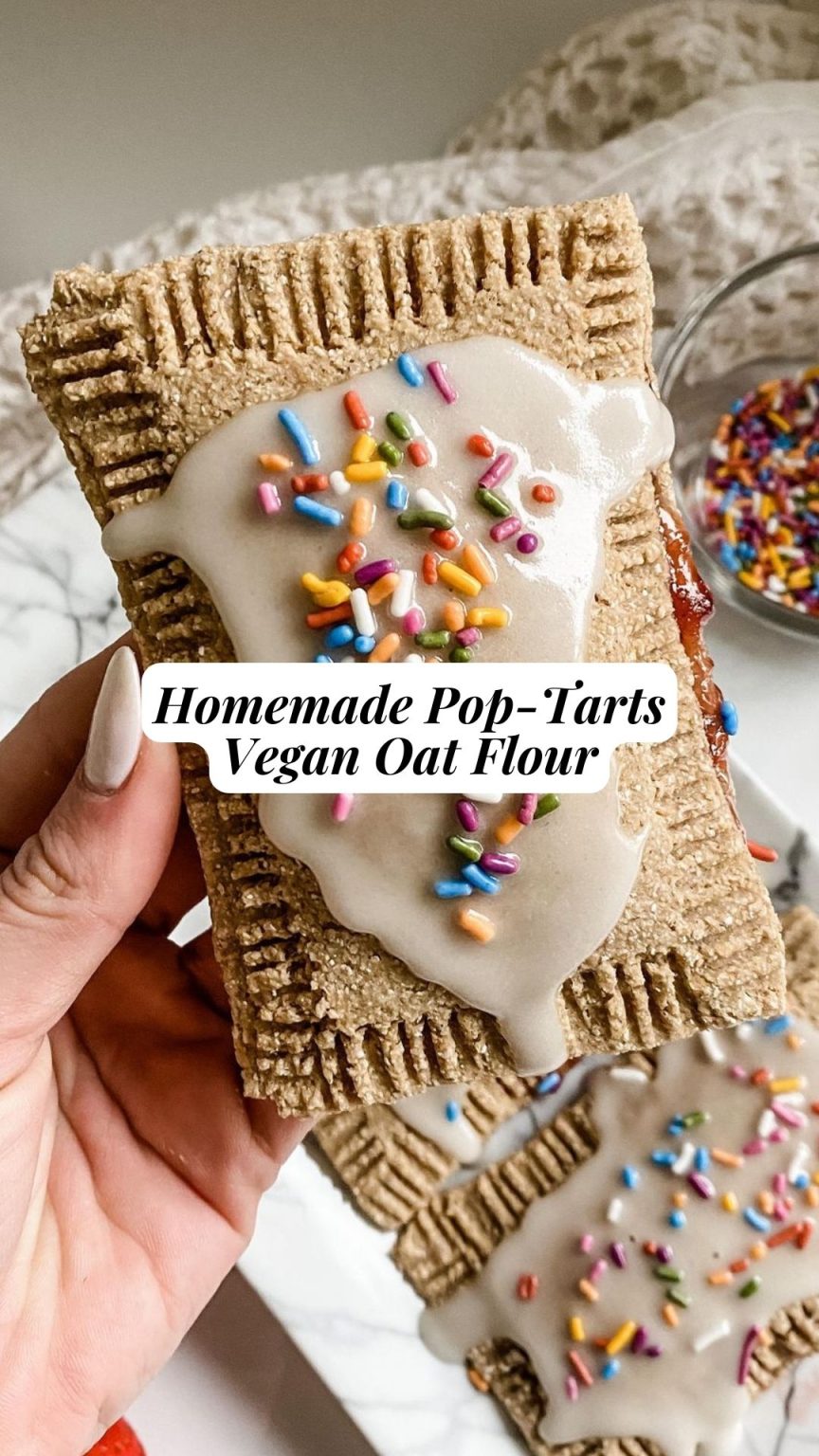 Homemade Pop-Tarts Vegan Oat Flour – 9am Chef