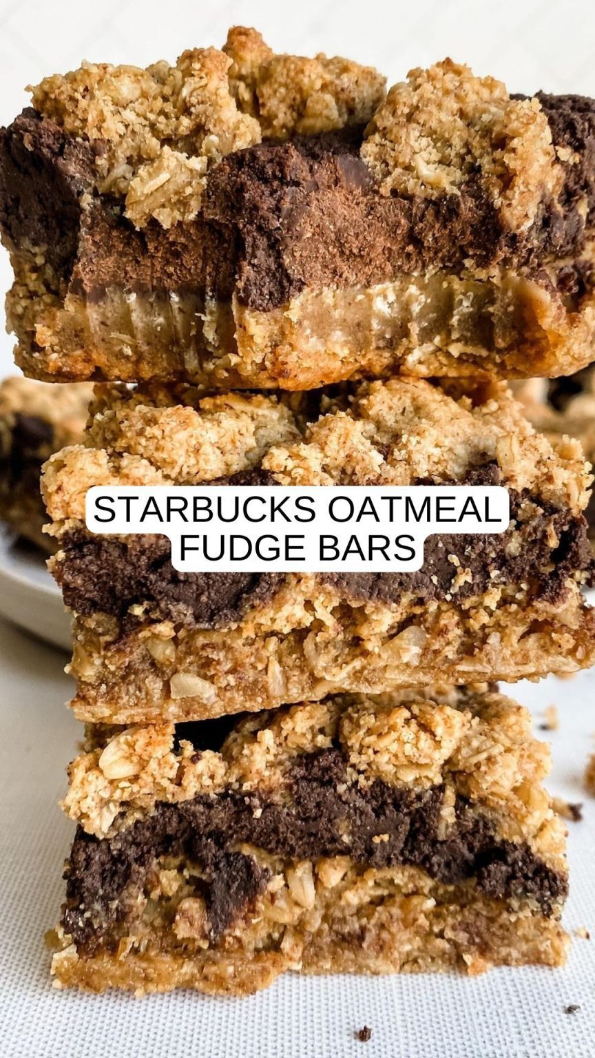 Starbucks Oatmeal Fudge Bars 9am Chef