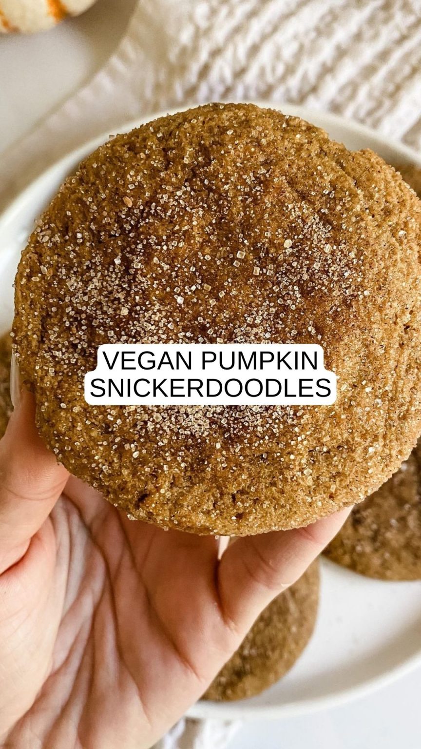 Vegan Pumpkin Snickerdoodles – 9am Chef