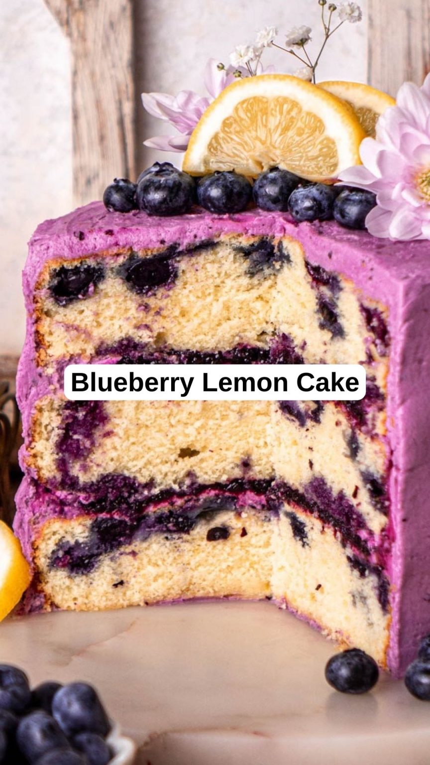 Blueberry Lemon Cake 9am Chef