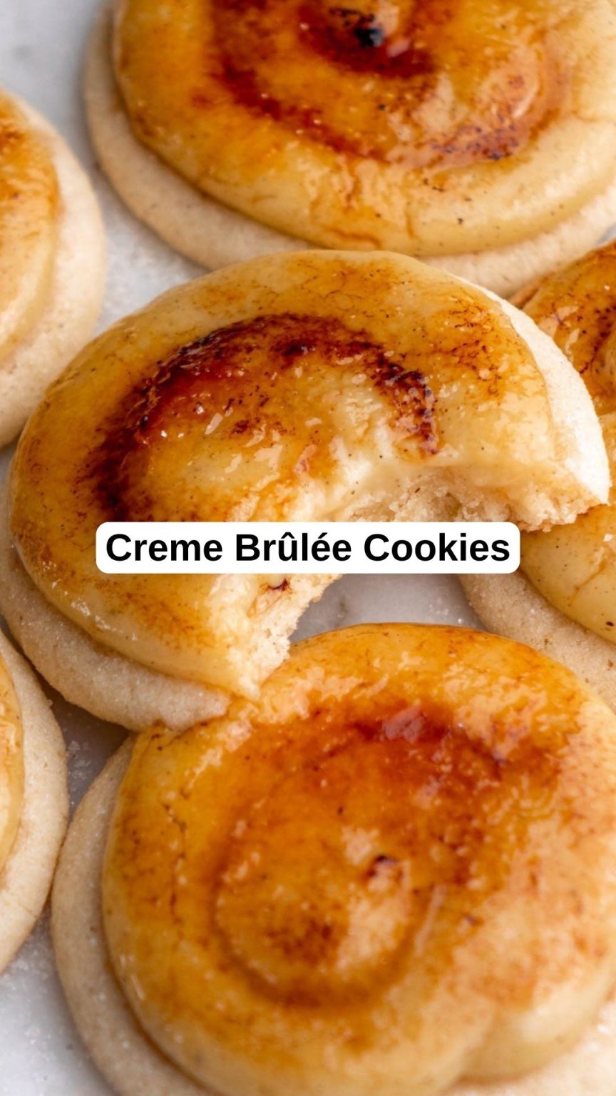 Creme Brûlée Cookies – 9am Chef