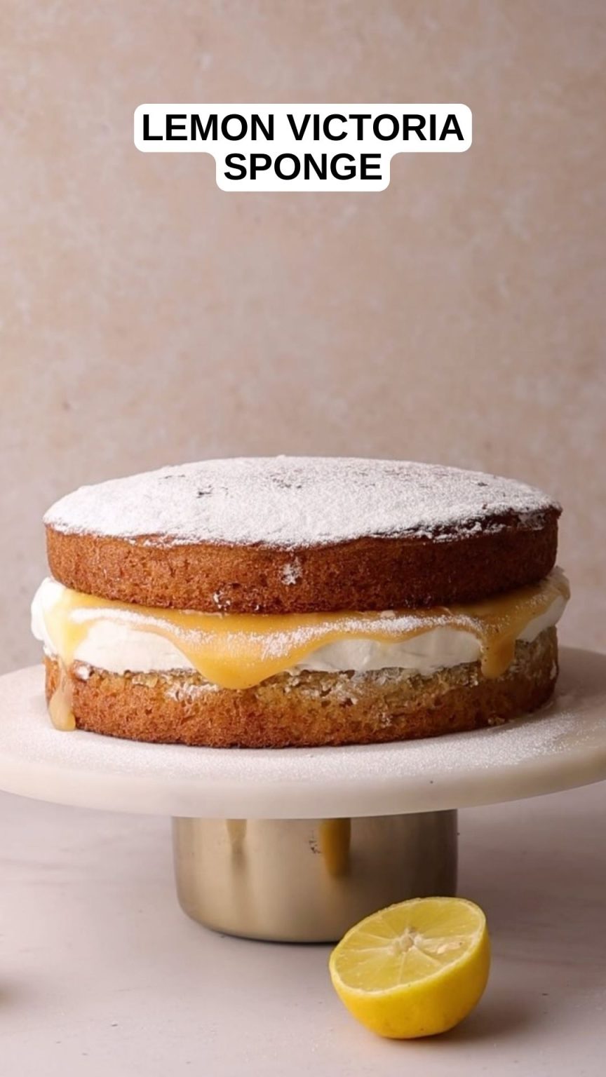 Lemon Victoria Sponge 9am Chef Lemon Victoria Sponge 9am Chef